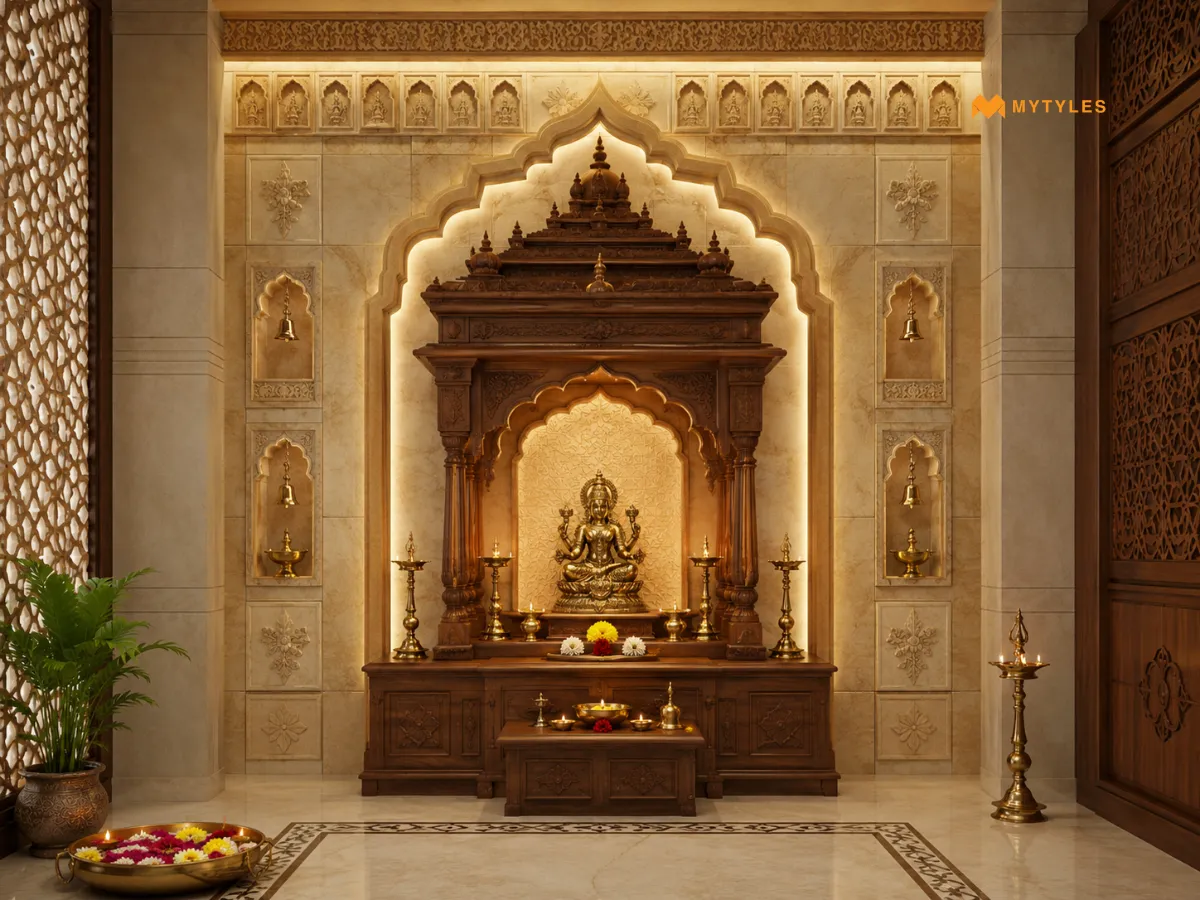 Temple-Inspired Tile Designs for a Traditional Aesthetic